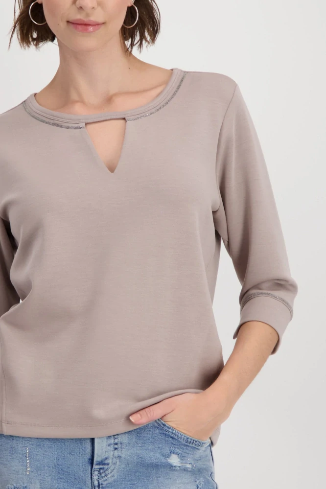 Monari dámská halenka s ozdobným výstřihem