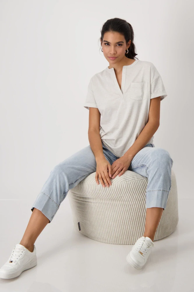 Monari tričko s náprsní kapsou