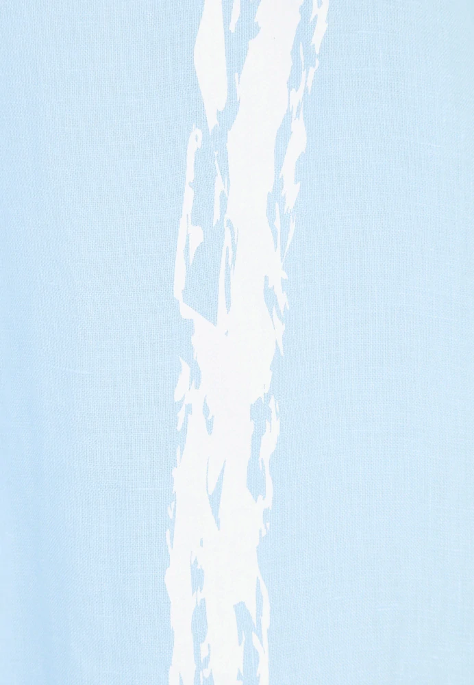 Doris Streich světle modrá tunika z lehkého lněného materiálu 