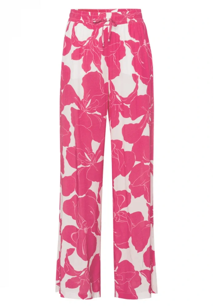 Marc Aurel kalhoty s květinovým potiskem