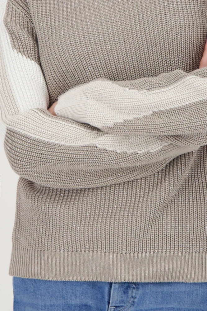 Monari pletený svetr s lurexem