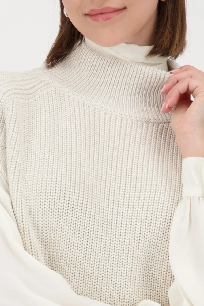 Monari pletená vesta se stojáčkem