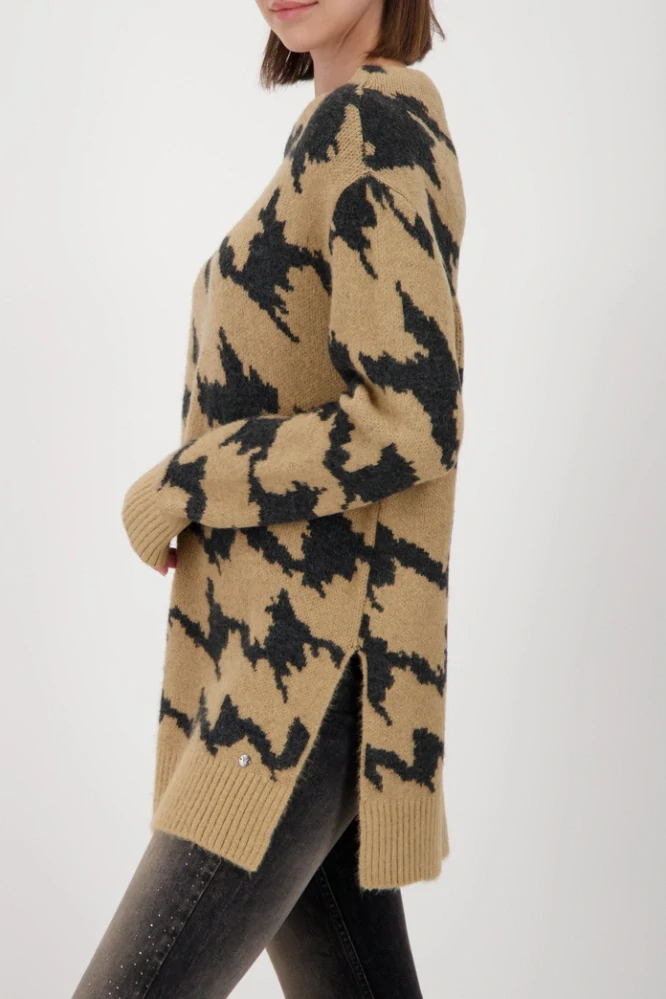 Monari pletený svetr s pepito vzorem