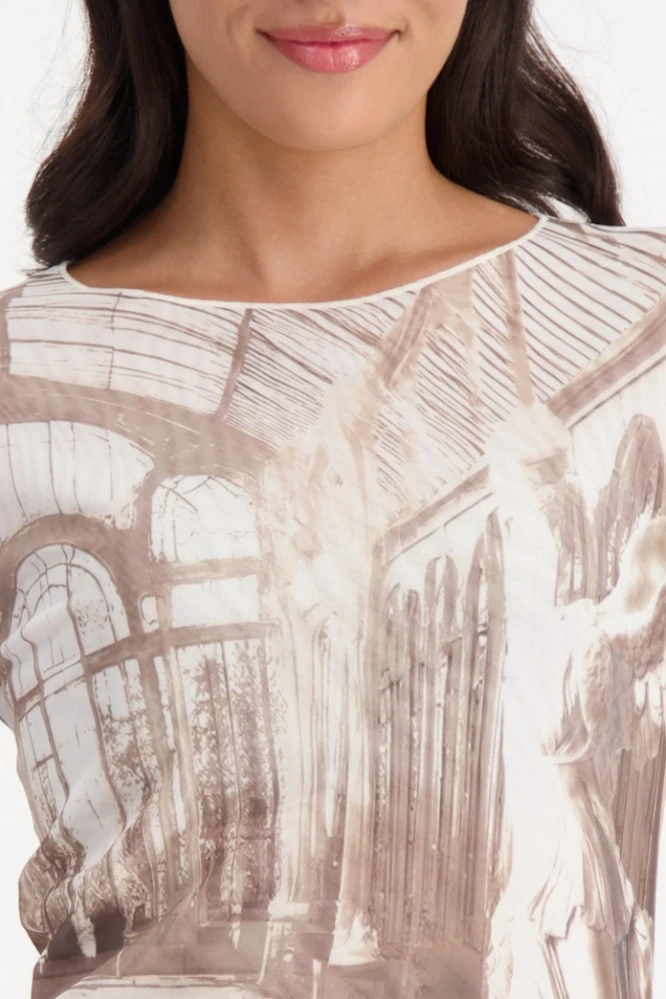 Monari tričko s dlouhým rukávem a potiskem galerie