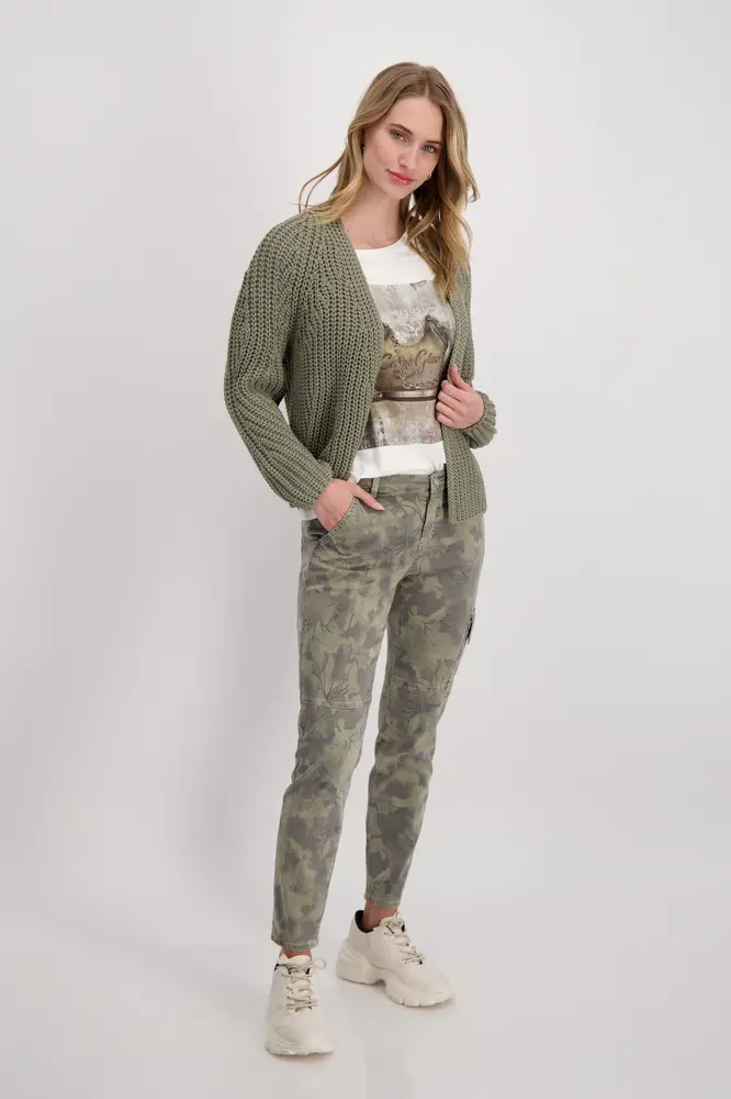 Monari trendy tričko s krátkým rukávem bílý