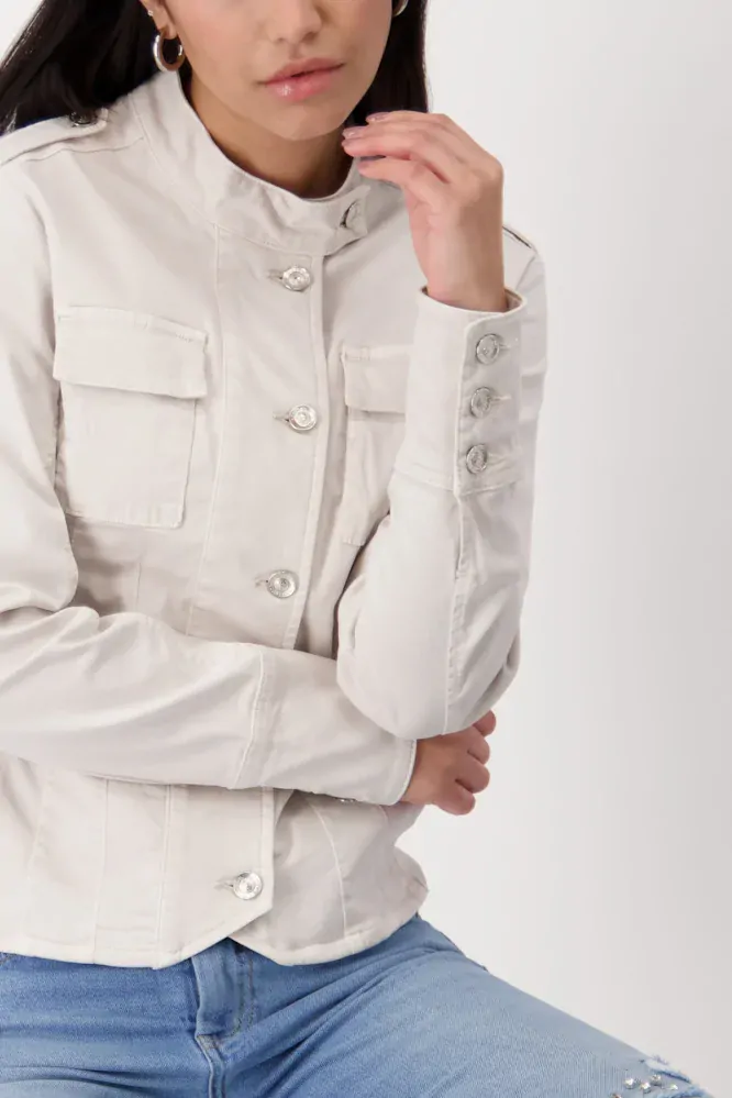 Monari bunda s klopovými kapsami 