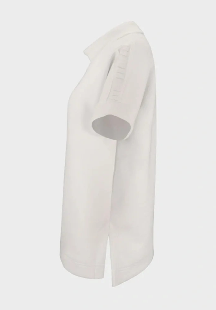 Bianca dámská bílí halenka s kratkými rukávy