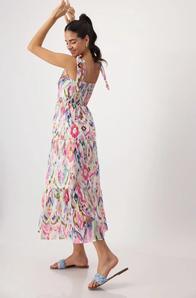 Monari volánové šaty s květinovým vzorem