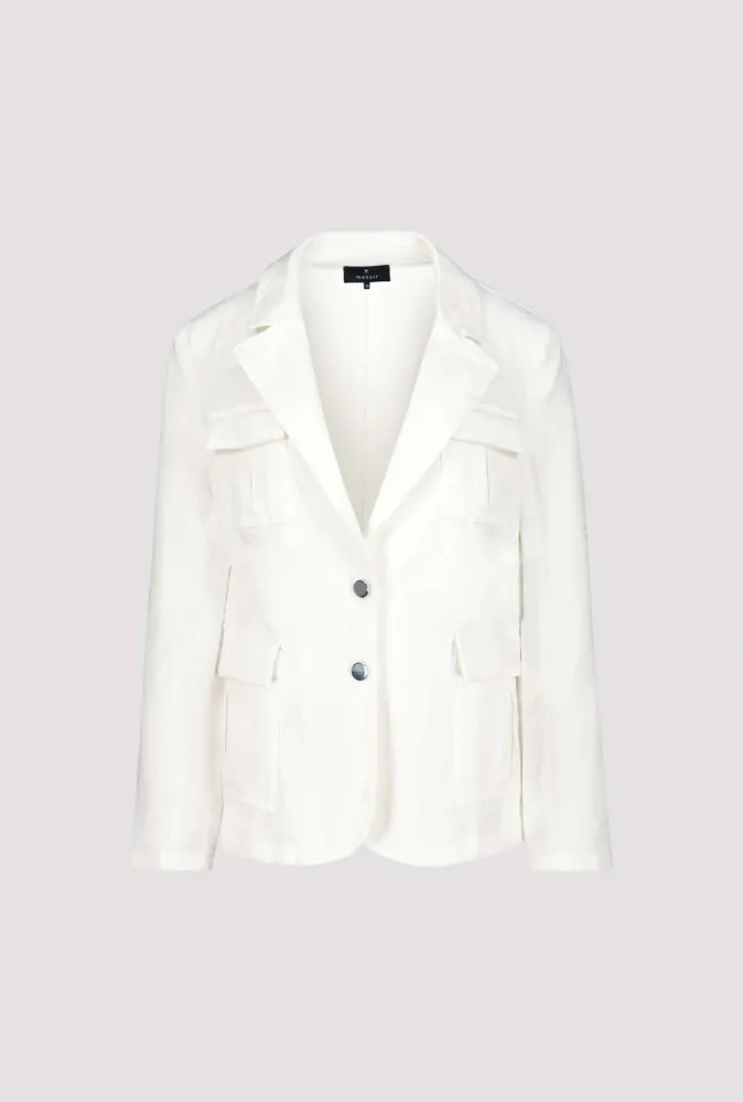 Monari sako v ležérním stylu bílí
