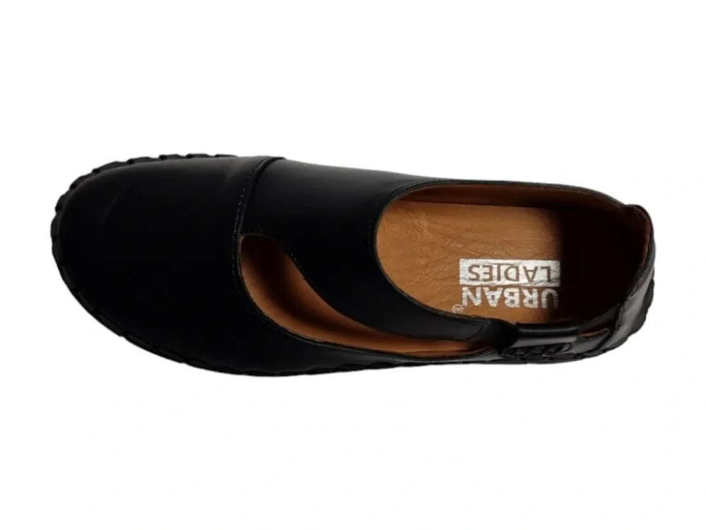 Urban ladies dámské kožené polobotky