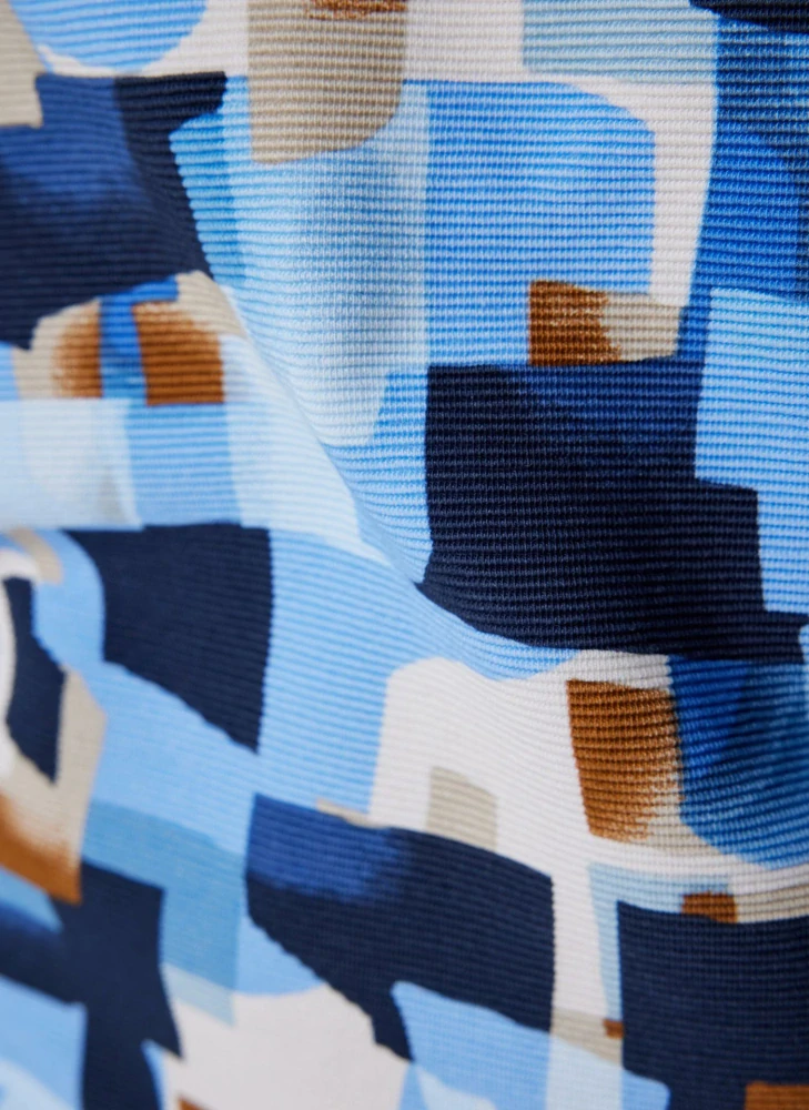 RABE vzorovaná mikina se stahovací šňůrkou