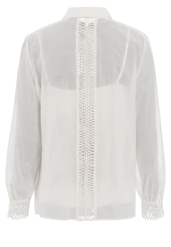 Marc Aurel halenka s krajkou a dlouhými rukávy