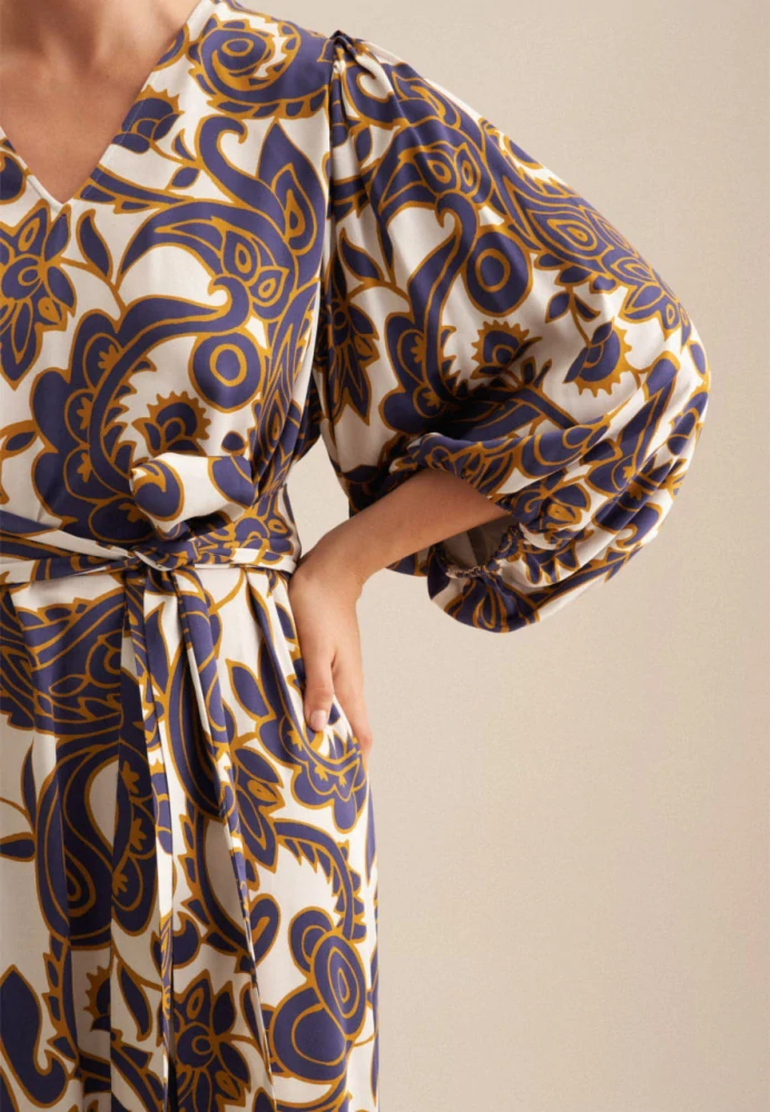 Seidensticker šaty s výstřihem do V