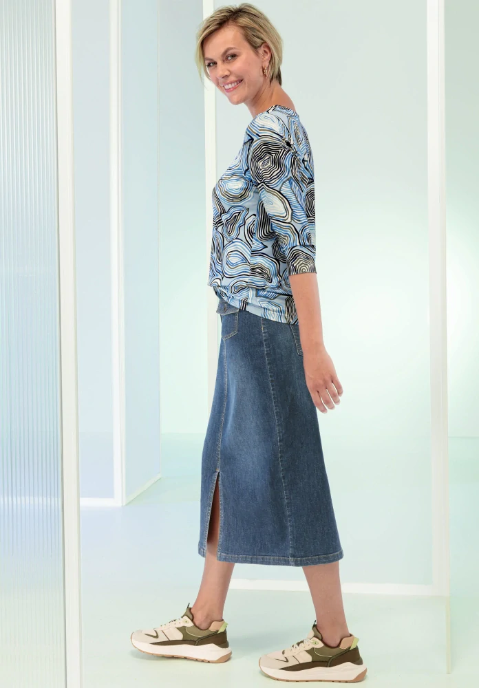 Bianca midi džínová sukně JONA