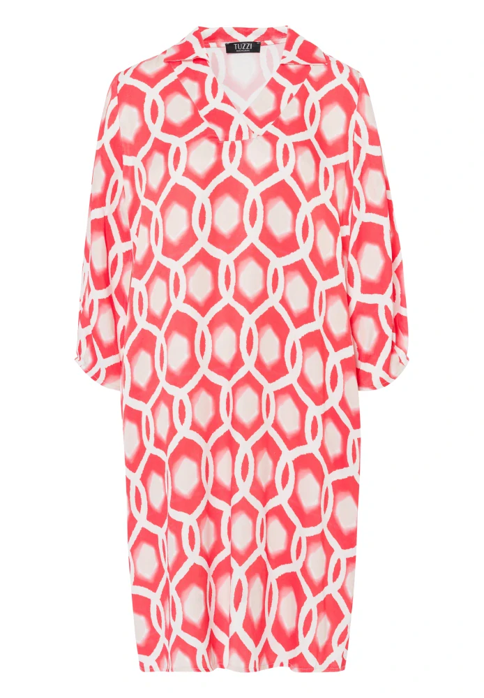 TUZZI dámské šaty s geometrickým vzorem