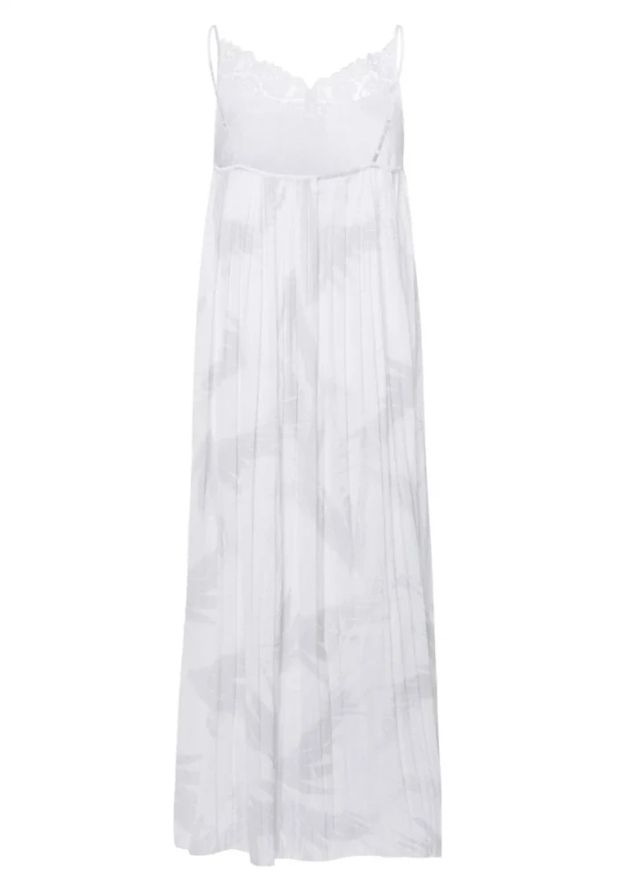 Marc Aurel plisované šaty s mřížkovým potiskem