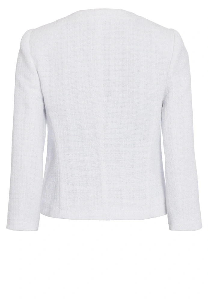 Marc Aurel Bunda z letního bouclé s lurexovou přízí