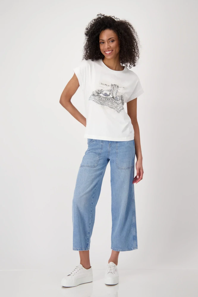 Monari tričko s potiskem kovbojských bot