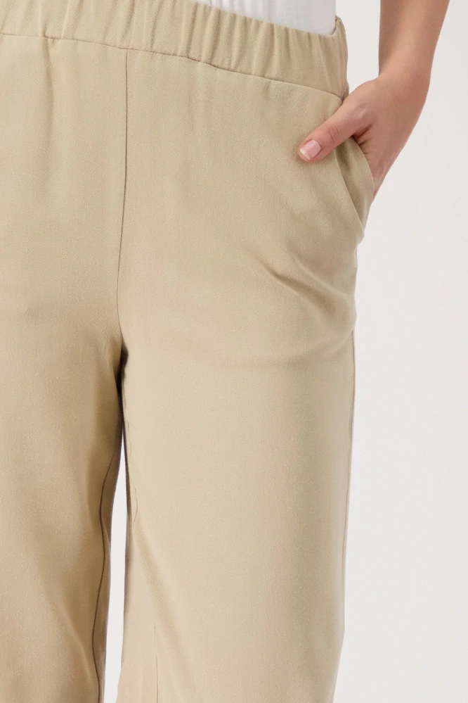 Monari lyocellové kalhoty s vysokým pasem