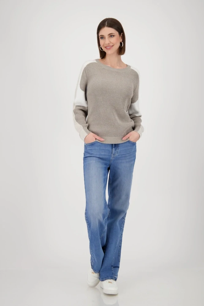 Monari pletený svetr s lurexem