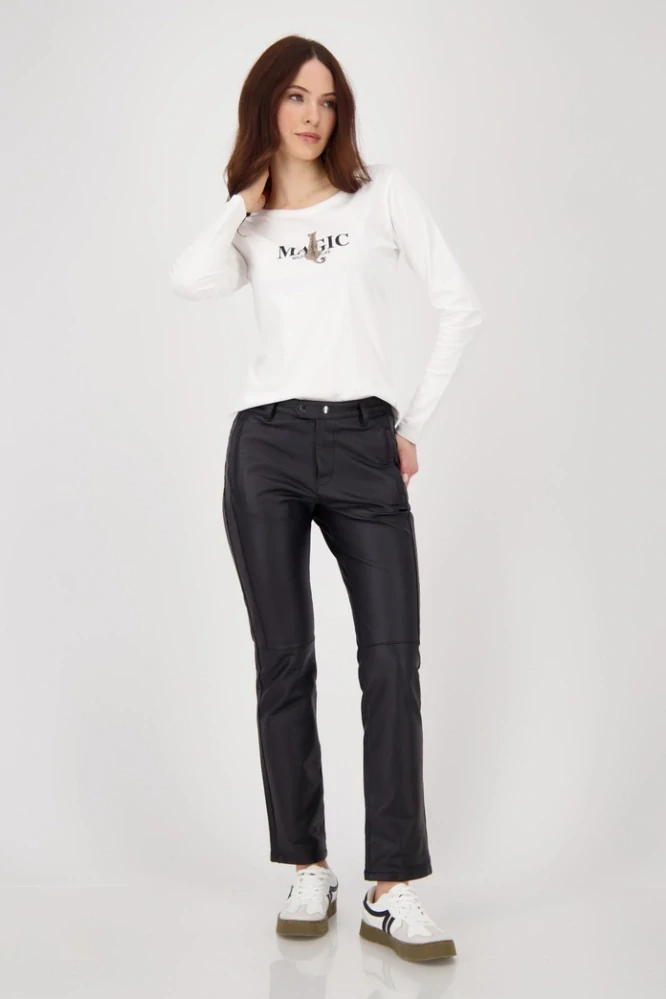 Monari tričko s dlouhým rukávem a leopardím potiskem