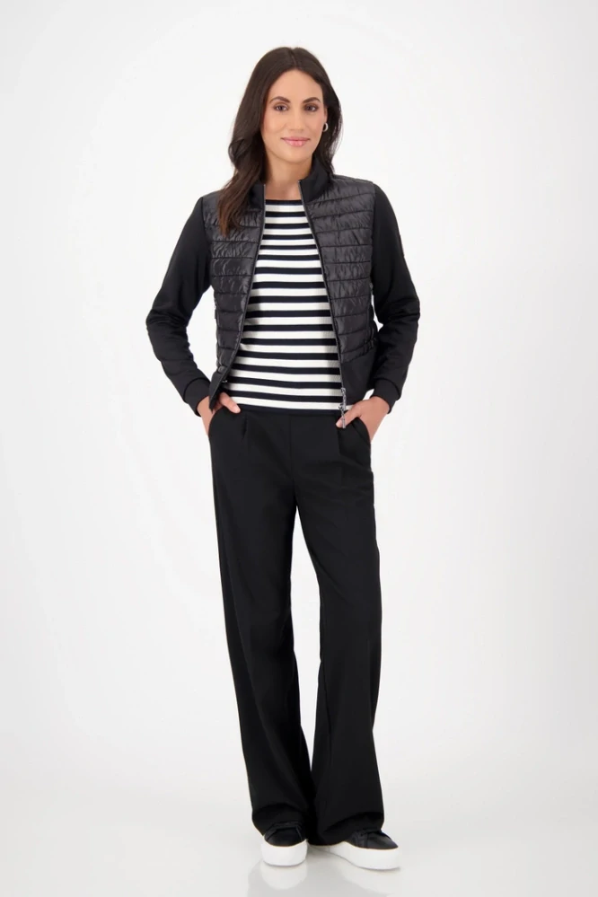 Monari prošívaná bunda černá