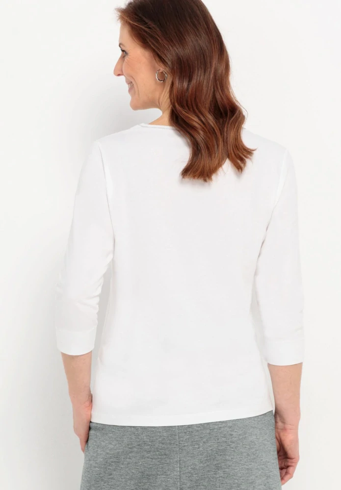 Bianca tričko  s potiskem a 3/4 rukávy