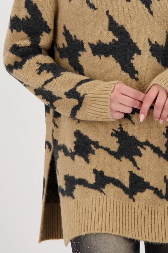 Monari pletený svetr s pepito vzorem
