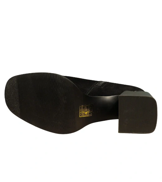 Urban Ladies semišové kotníkové boty s ozdobou