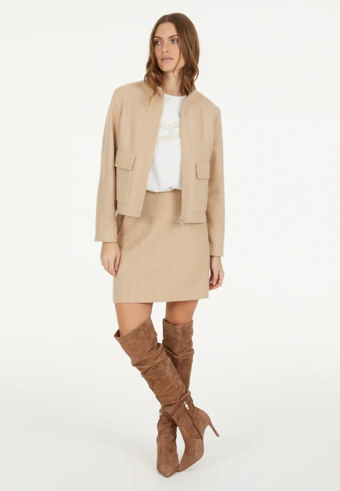 Marc Aurel bunda s kapsami z italské vlněné směsi