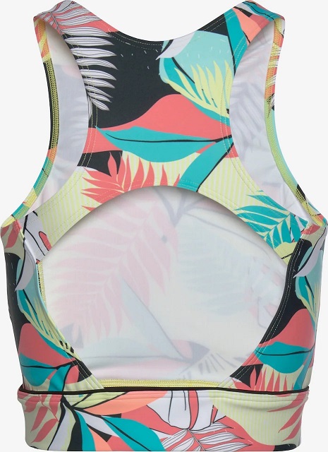 LASCANA ACTIVE sportovní top  v květinové barev