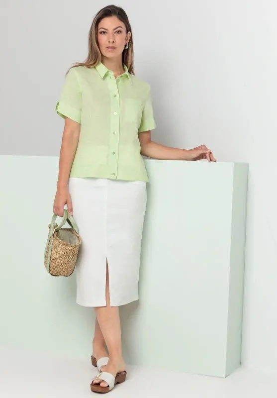 Džínová sukně Bianca bíla