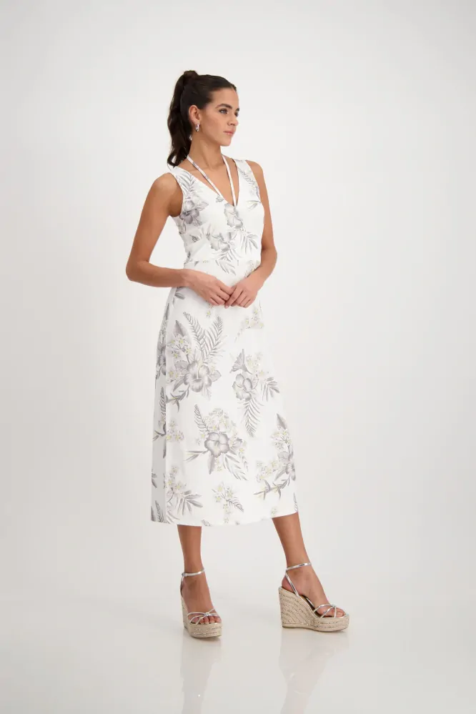 Maxi šaty s květinovým vzorem Monari