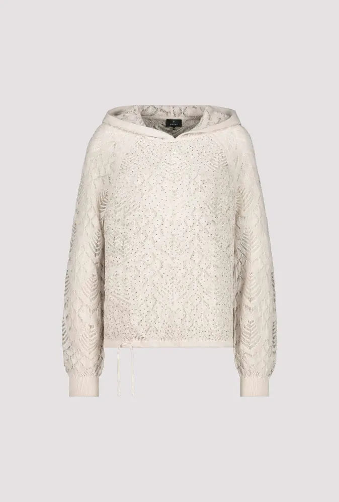 Monari ajour svetr krémový  
