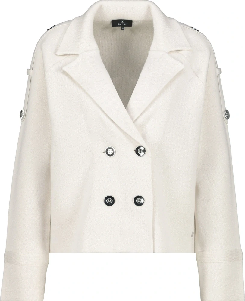 Monari pletená bunda ve stylu trenčkotu