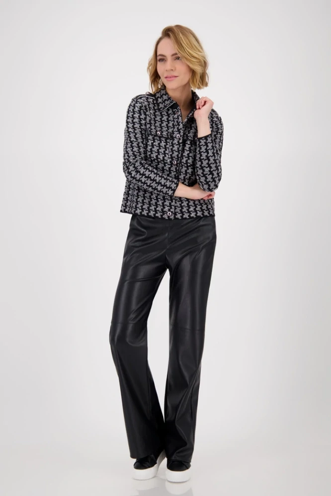 Monari kardigan s pepitím vzorem