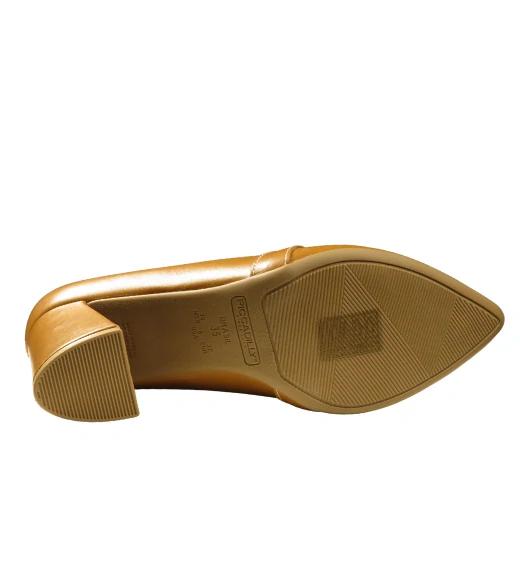 Piccadilly dámské lodičky hnědé s kovovou ozdobou