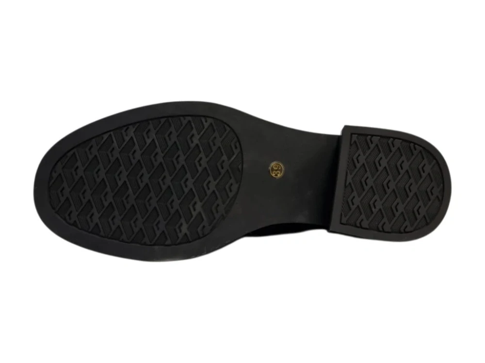 Urban Ladies stylové modré kotníkové boty s jemným metalickým leskem