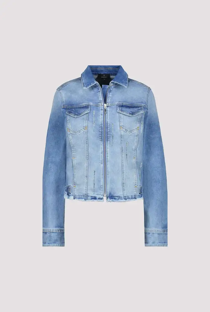 Džínová bunda s kamínky Monari 