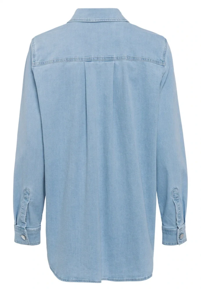 Marc Aurel džínová košile se směsi Tencel