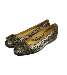 Urban Ladies dámské baleríny s leopardím vzorem