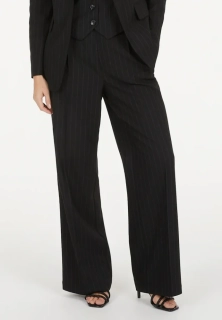 Marc Aurel plisované kalhoty s proužkovým vzorem