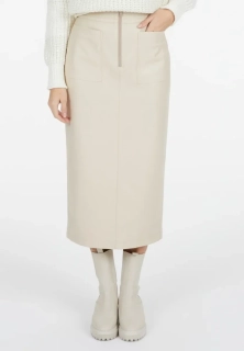 Marc Aurel sukně s koženým vzhledem