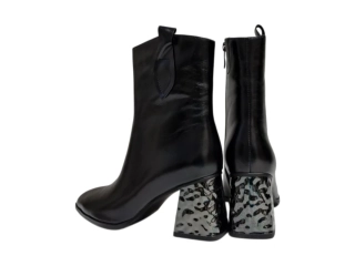 Urban Ladies stylové černé kotníkové boty