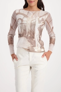 Monari tričko s dlouhým rukávem a potiskem galerie