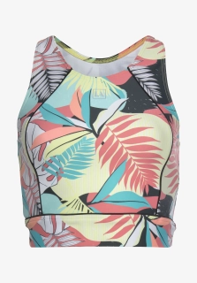 LASCANA ACTIVE sportovní top  v květinové barev