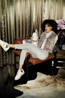 Monari moderní dámské džíny skinny šedé