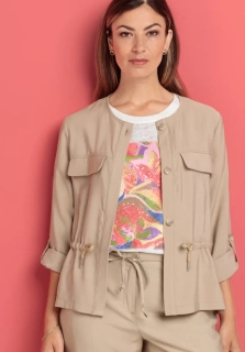 Béžové dámské sako Bianca