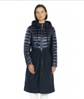 Green Goose bunda s dvoucestným zipem jarní modrá