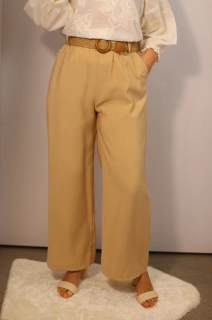 Kalhoty široké s páskem